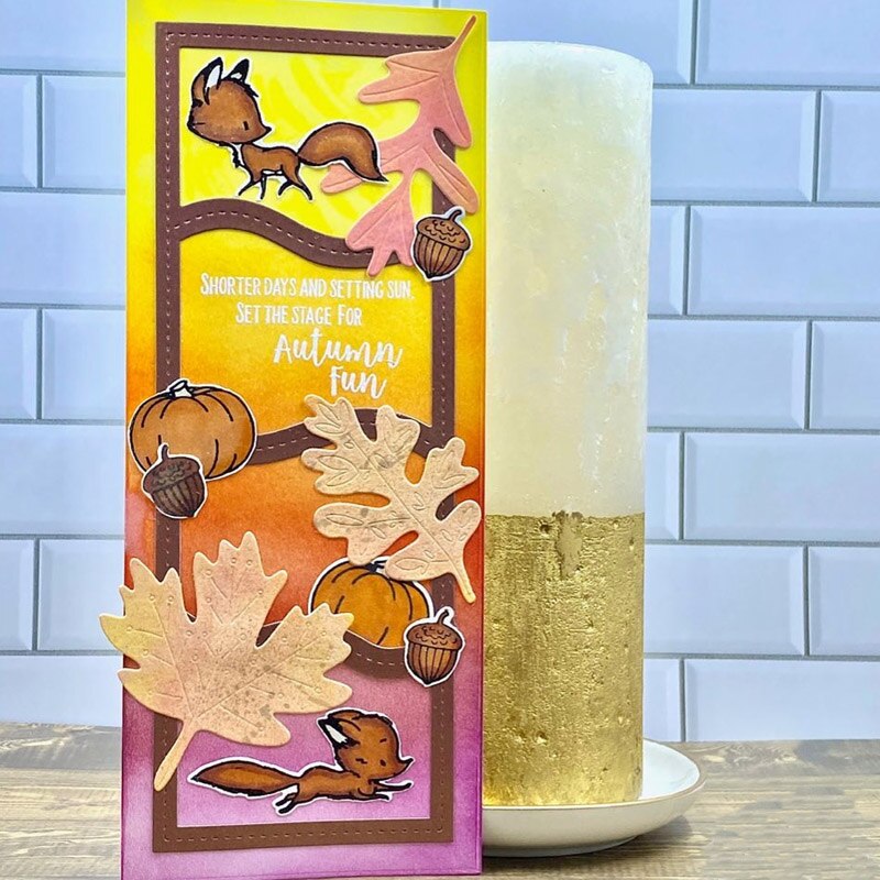 Slimline Metal Cutting Dies Set Stitched Rectangle Scallop Scale Round Irregular Geometry Lawn Architecture Border Frame