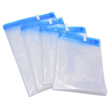 Lber 8Pc Hand Rolling Compressie Vacuümzak Grens Opvouwbare Gecomprimeerd Thuis Kleren Plastic Opbergtas Ruimtebesparend Seal Bag