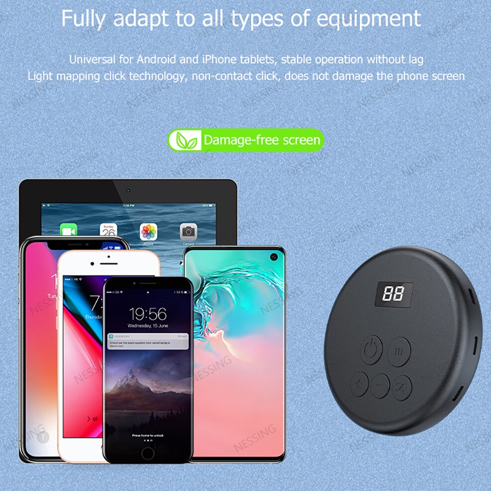 Dispositif universel d&#39;auto-clic pour écran de téléphone portable, Simulation physique, clic du doigt, jeu Tiktok, clic continu pour ios android iPad Pro Mini iPhone Samsung XIAOMI HUAWEI Redmi Poco Realme oppo oneplus
