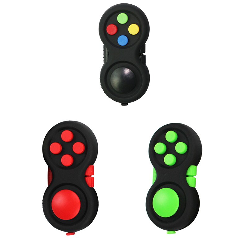 ZK60 Antistress Toy Fidget Pad Stress Relief Squeeze Fun Hand Interactive Toy Office Birthday for Adults Children Kids: three-D