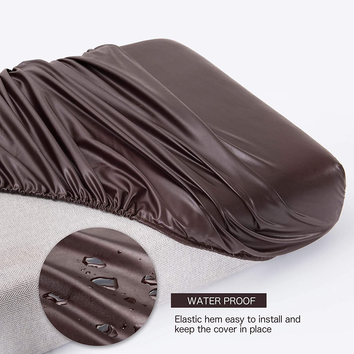 1/2/3/4 Seater PU skórzana Sofa pokrowiec na siedzenie wodoodporna zdejmowana zmywalna narzuta Pet pokrowiec na meble poszewki na kanapę