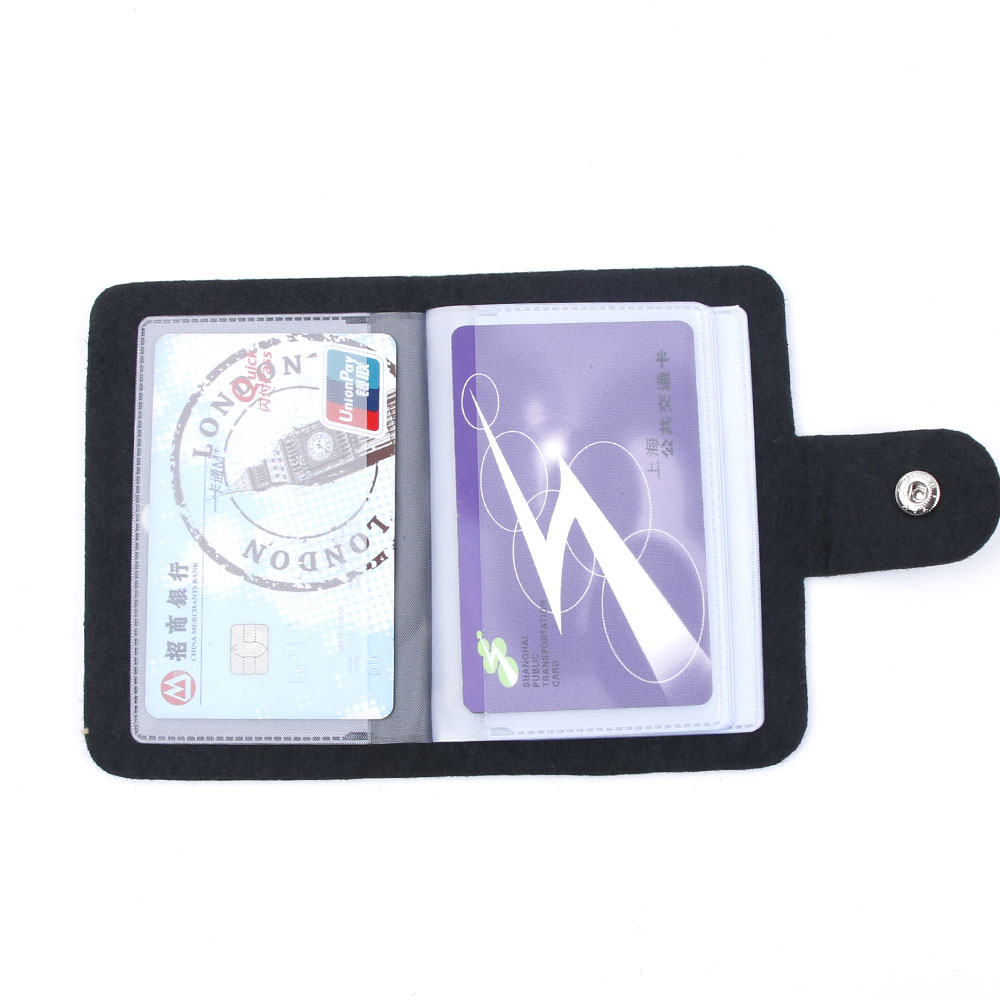 24 Slots Vintage Vrouwen Mannen Id Credit Card Knop Case Wallet Organizer Visitekaartje Id Houder portemonnee