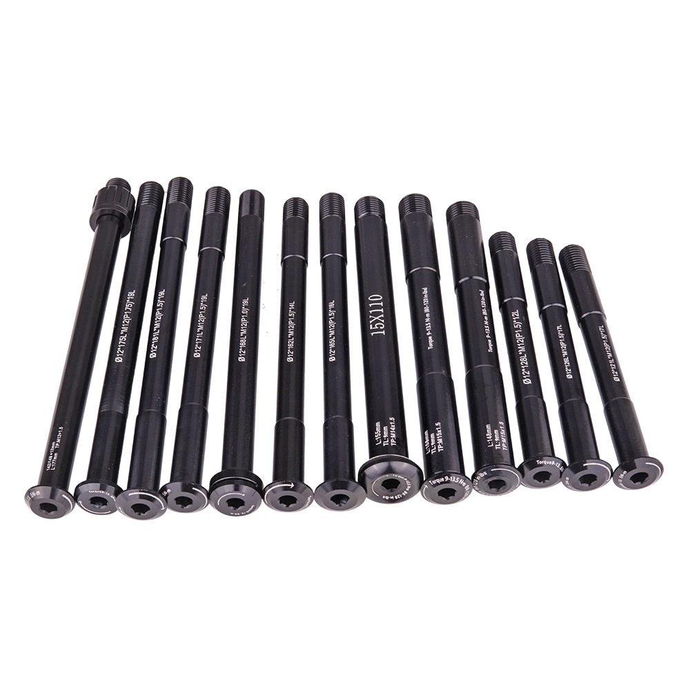 Axe transversal de roue avant et arrière, axe traversant de vélo, vtt, axe de roue 12mm 15mm, 15x100 12x142 12x100 12x148 15x110