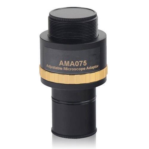Adjustable 23.2mm Eyepiece to C-mount Microscope Eyepiece Adapter