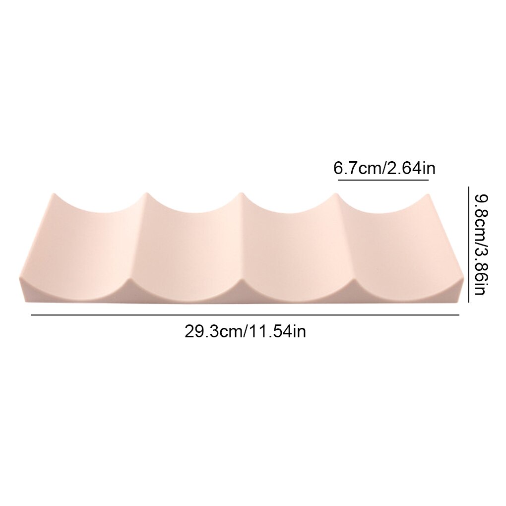 Bier Kan Anti-Slip Houder Siliconen Stacker Blikjes Koelkast Mat Dranken Rek Stapelen Tool Organizer Wijn Fles Houder: E