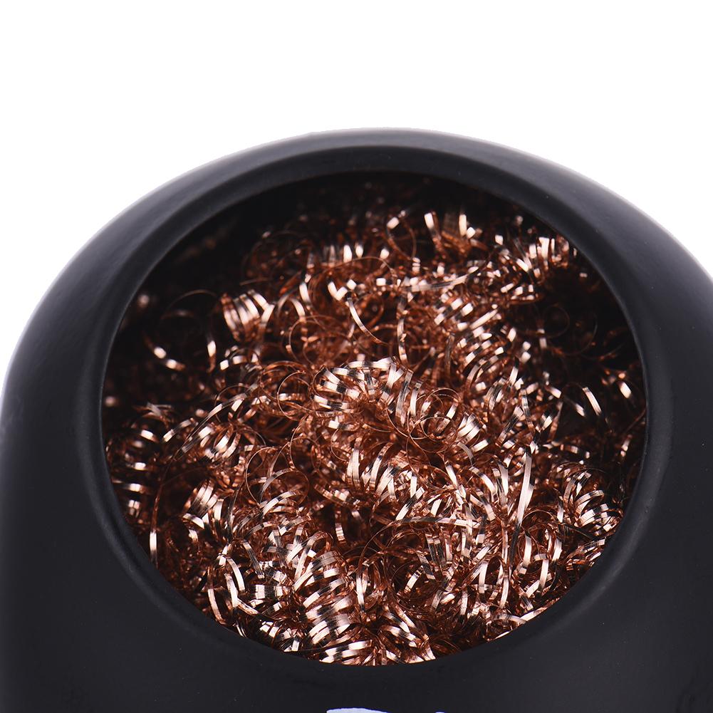 1PCS Welding Soldering Iron Tip Cleaner Portable Cleaning Ball Welding Soldering Solder Iron Tip Cleaner Ball With Base