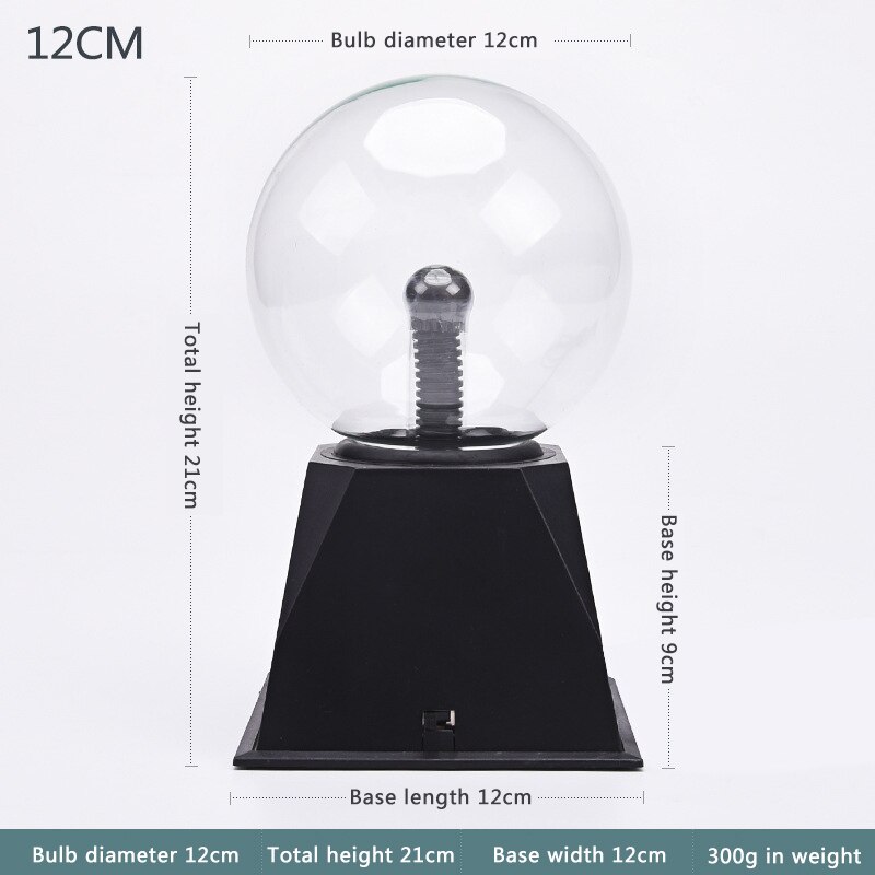 Novelty Plasma Ball Lamp Touch Lava Lamp LED Magic Night Light USB 3/4/5/6inch Kids Christmas Bedroom Decor Lighting: USB 5V / 5 Inch