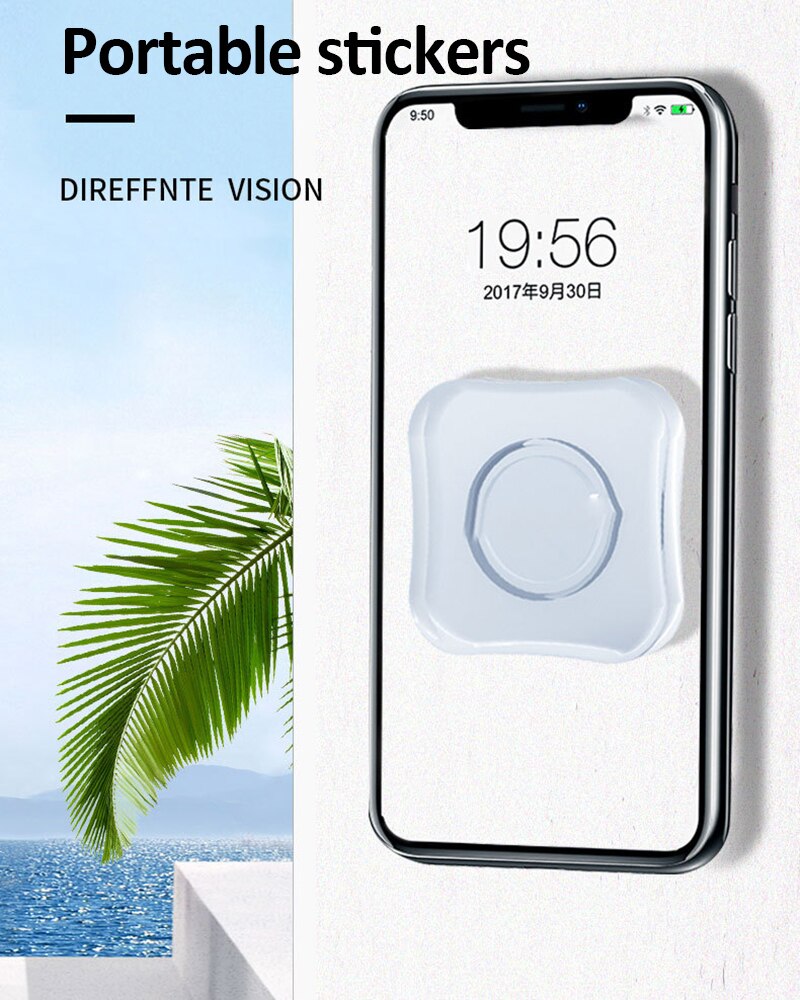 Transparent Nano Rubber Gel Pad Stick Everywhere Universal Multi-Function Mobile Phone Holder For IPhone X Xs Max 11 Pro Sticker
