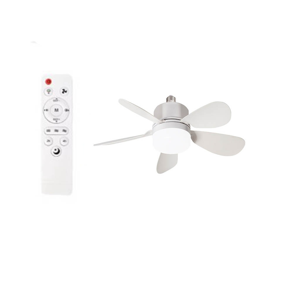 with Lights Ceiling Fan Light with Remote Control 3 Gears Ceiling Lamp Dimmable Eye Protection E27 Socket Ceiling Fan: Default Title