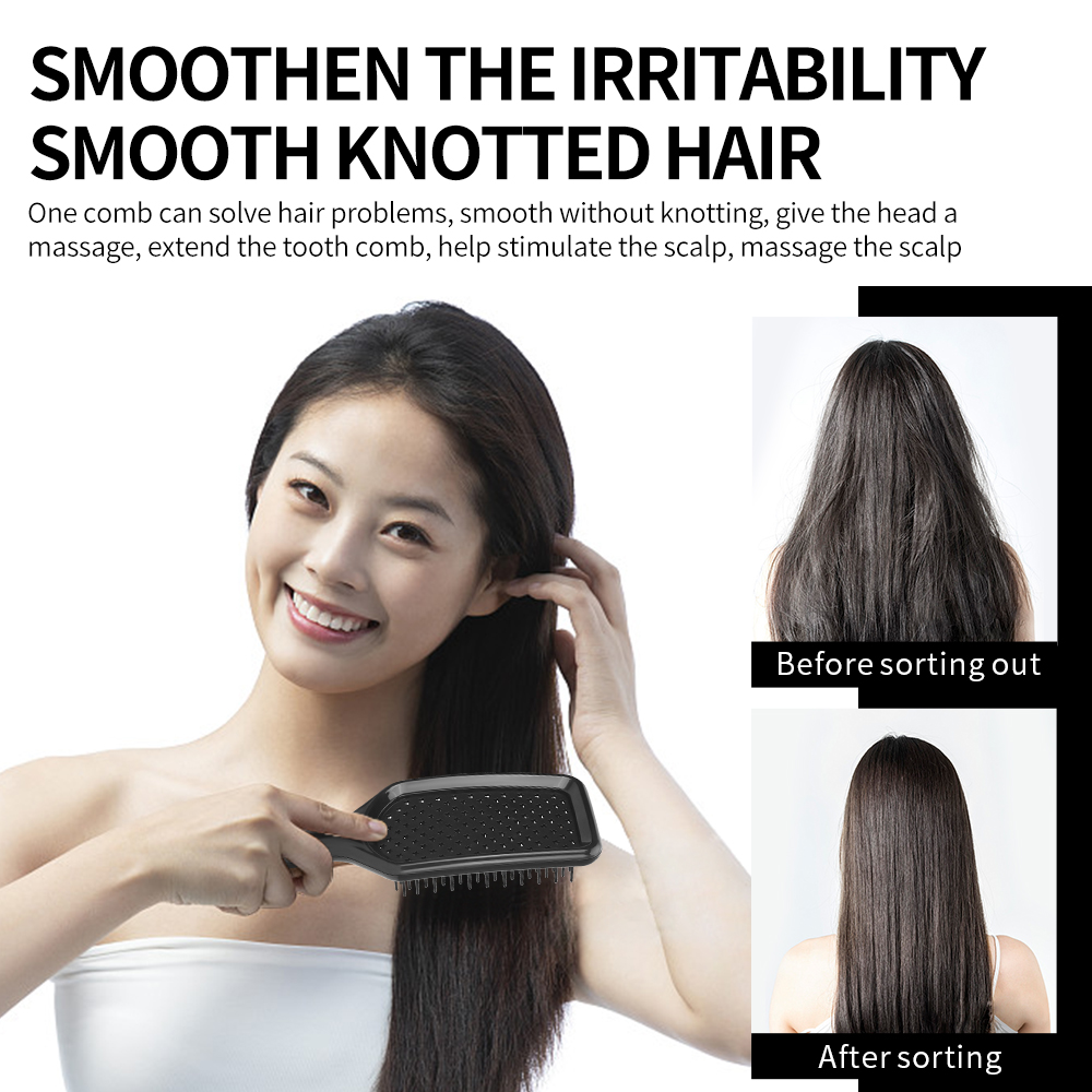 Air Cushion Hair Brush Painless Detangling & Anti-Static, Scalp Massage for All Hair Types Styling Tool for Wet Dry Salon Home