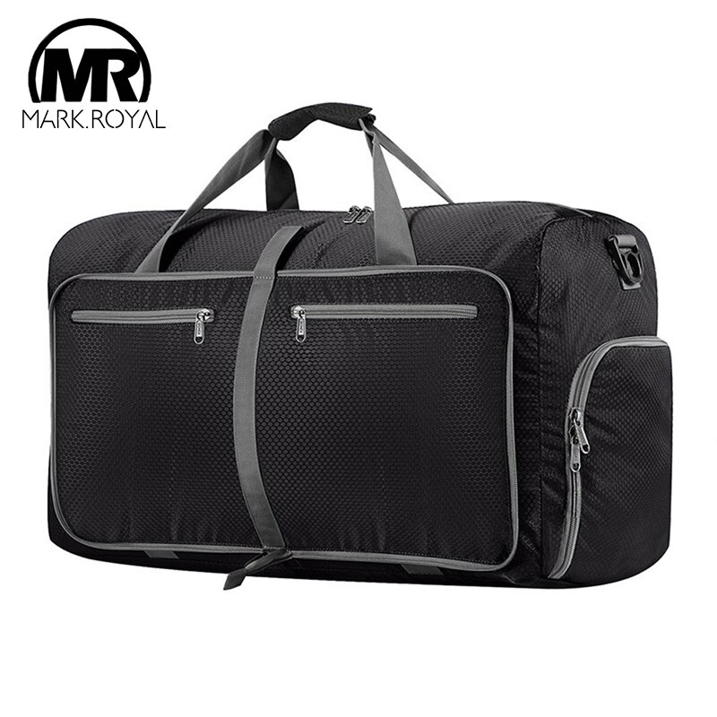 MARKROYAL Travel Bags 80L Weekender Duffle Bag For Women&Men Waterproof Shoe Pocket Shoulder Messenger Foldable Bag