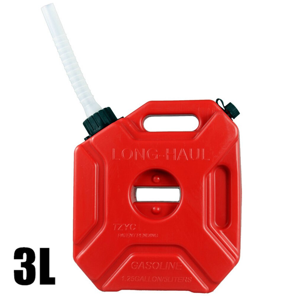 3L Portable Motorcycle Fuel Tank Spare Jerry Can Gas Plastic Car Gokart Oil Container ATV UTV Gasoline Petrol Tanks Canister