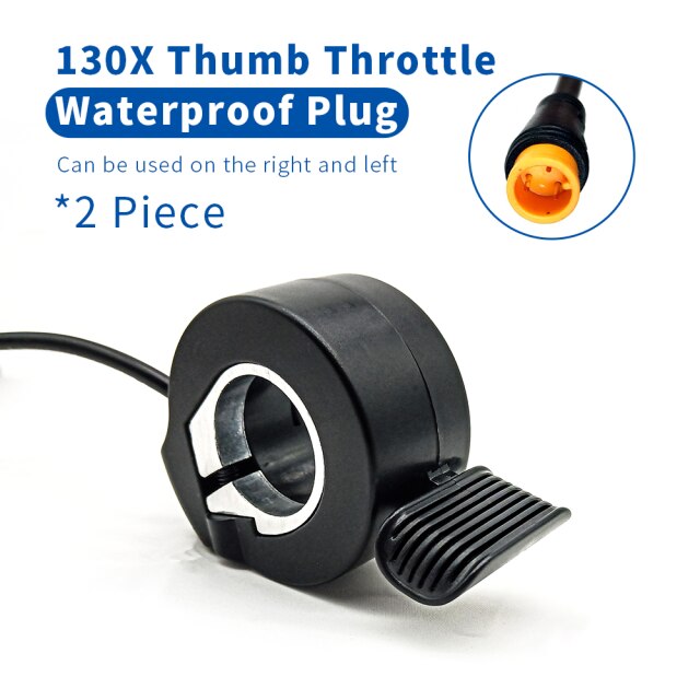 Throttle Electric Scooter Bike 12V-72V Thumb Throttle Accelerator for Ebike Bicycle Conversion Kit: WP-2PCD