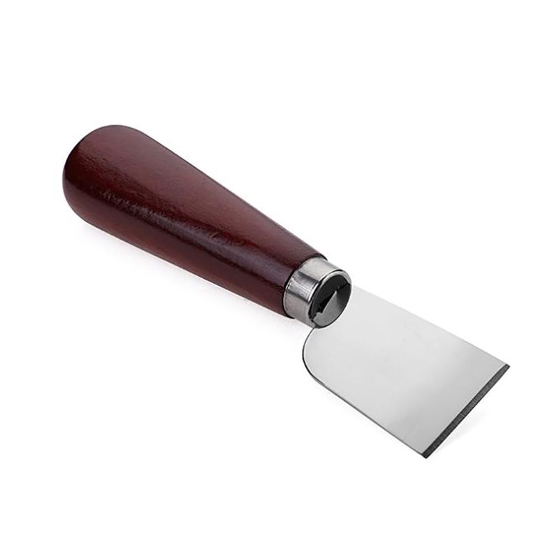 Märke bok trä färg handtag skarpt läder pyssel kniv, läder skärande handarbetsverktyg