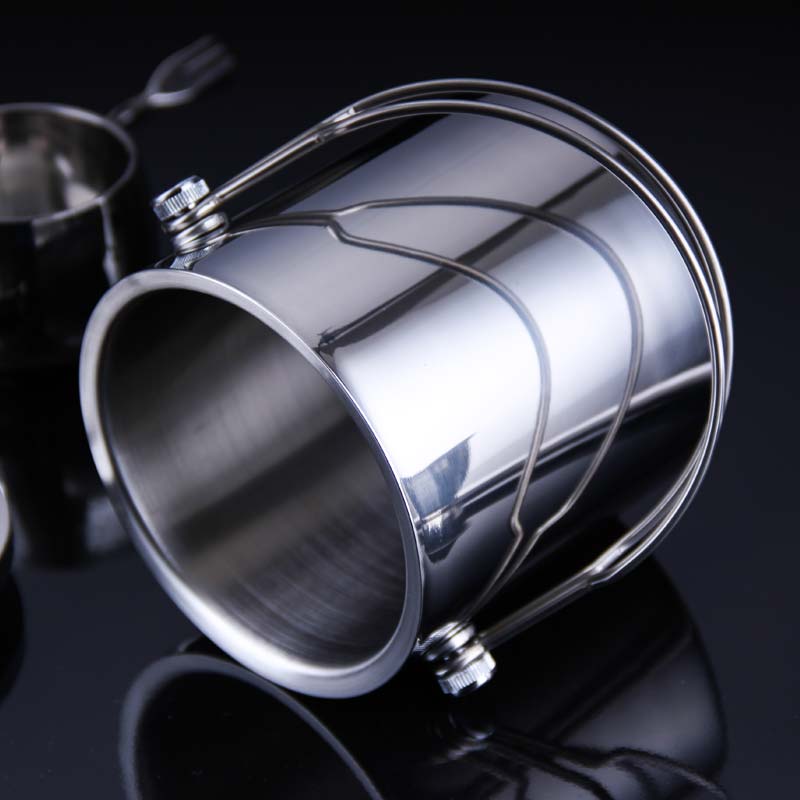 Stainless Steel Double Walled Ice Bucket Barware Serveware for Parties Events Gatherings With Tong