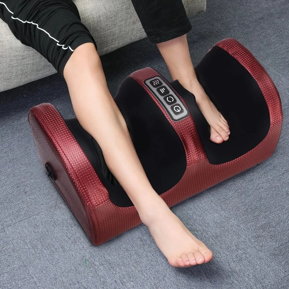 Infrarood Verwarming Elektrisch Voetmassageapparaat Shiatsu Kneden Kuitrol Diepe Spier Ontspannen Beste Reliëf Vermoeidheid Stress Voeten Machine Tool