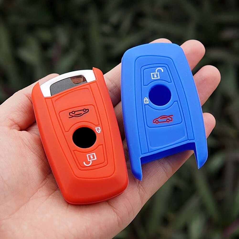Soft Silicone Car Key Fob Protection Cover Case Shell rubber key shell protective cover for BMW X3 GT5 GTM4 Series