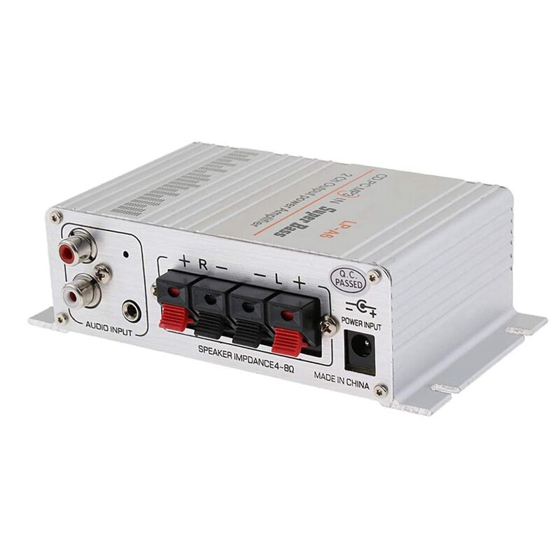 Stereo Fidelity Amplifier Class D Amplifier 2X15W DC 12V For Car Home