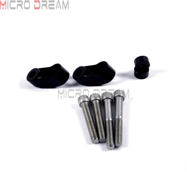 Chrome Front Turn Signal Light Relocation Kit Motorcycle 39-49mm Indicators Mount Adapter For Harley Sportster Dyna Wide Glide: Black