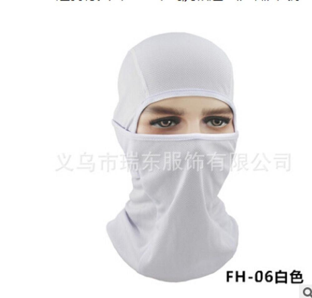 Cool mjuk utomhus motorcykel cykel helmask balaclava skid nackskydd andas skyddande ansiktsmask: 7