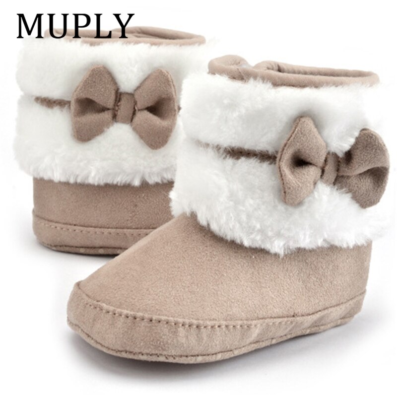 2022 Super Houden Warme Snowboots Baby Meisje Jongen Anti-Silp Prewalker Fleece Boot Wol Sneeuw Indoor Schoenen winter Booties