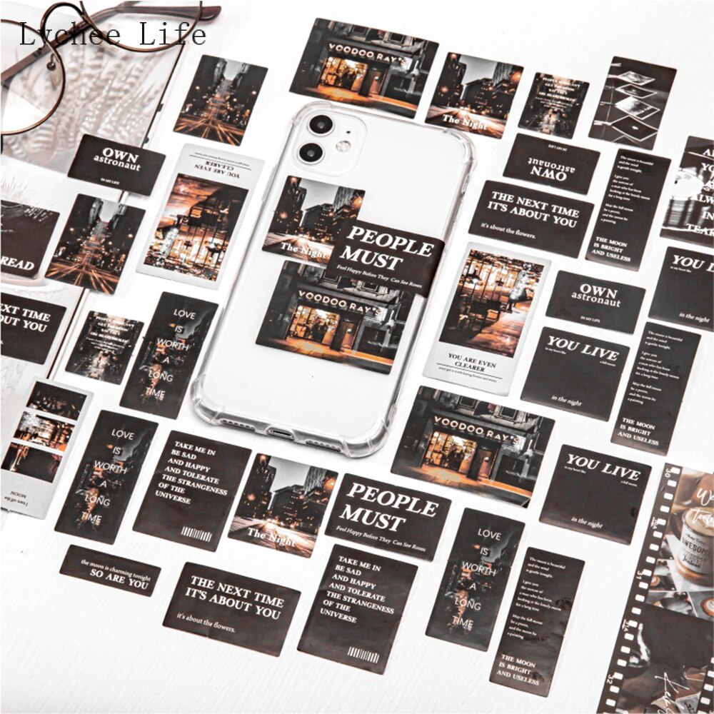 Lychee Leven Vintage Foto Stickers Set Scrapbooking Stickers Voor Journal Planner Diy Papier Ambachten Scrapbooking