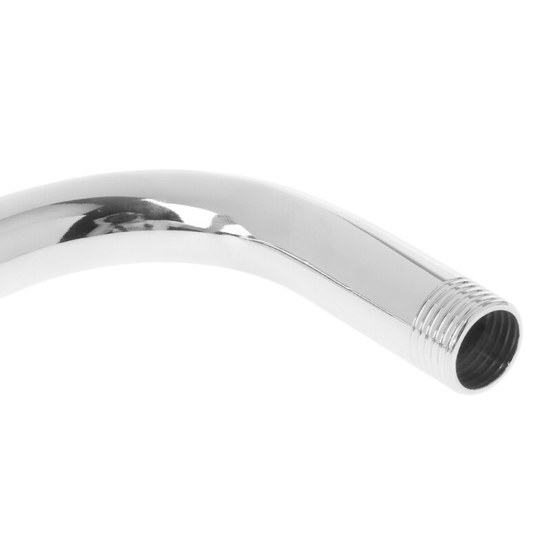 Koperen roestvrijstalen doucheaccessoires, douchebocht met vaste stang voor montage op de voet