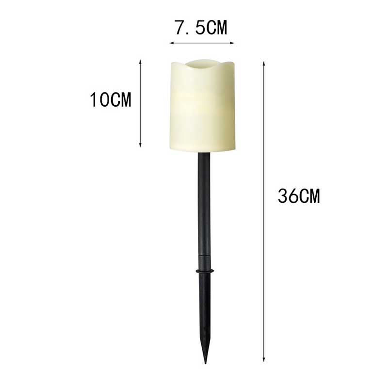 Pack Van 3 Of 6 Stuks Vlamloze Votive Solar Kaarsen Met Oplaadbare Functie, Batterij Operated Theelichtjes Voor Outdoor Tuin