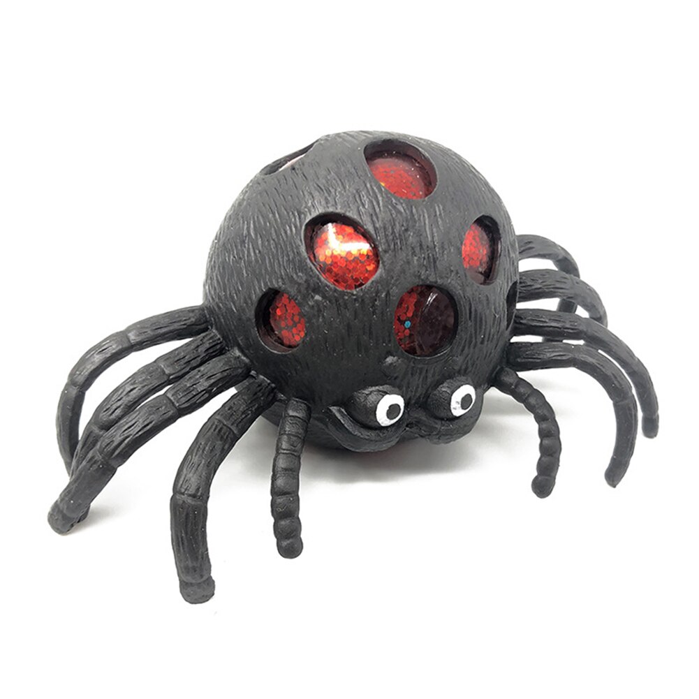Jouet anti-stress en forme d'araignée Squishy d'anniversaire pour enfants adultsdrôle enfants romancier blagues pratiques jouet Surprise