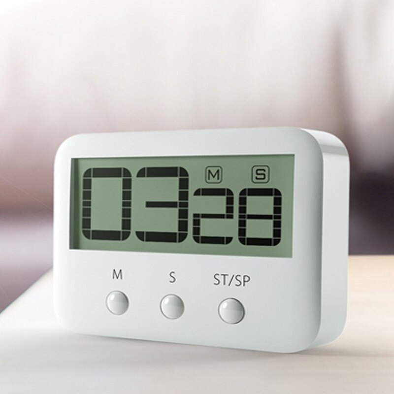 Kitchen Timer,Digital Kitchen Timer Magnetic Countdown Stopwatch Timer with Loud Alarm, Big Digit, Back Stand, Hanging Hole for