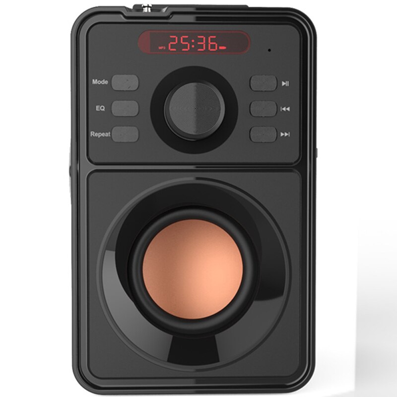 Big Subwoofer Wilress Bluetooth Speaker Super Bass Portable Column Clock Speakers For Computer Music Center Boom BOX FM USB AUX