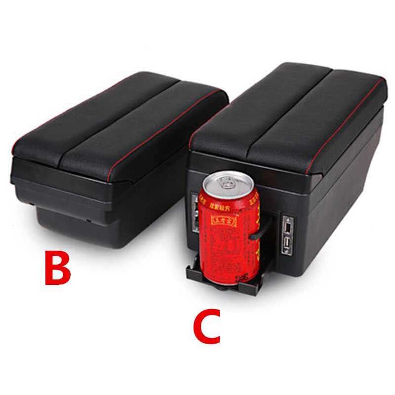 For Renault Clio 3 Captur Armrest box central Store content box with USB interface central Store content box with USB interface