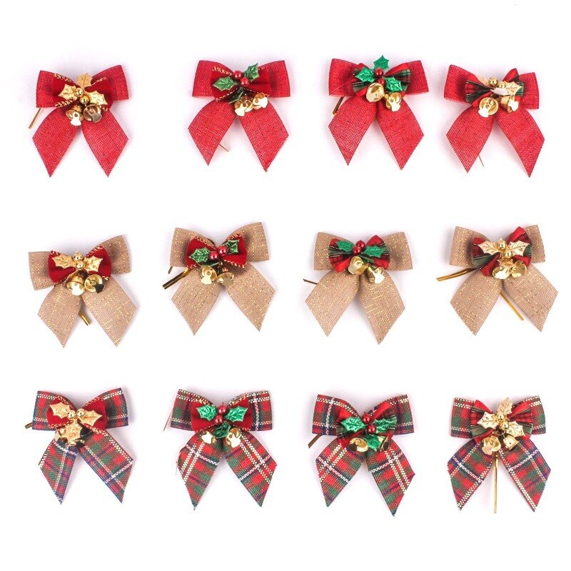 Kerststrik met ijzeren bellen kerstkrans kerstboomversiering ornamenten jaarbenodigdheden