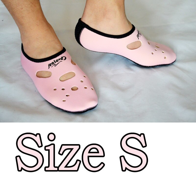 Calcetines de buceo de neopreno antideslizantes calcetín de playa natación surf neopreno para adultos: Pink S
