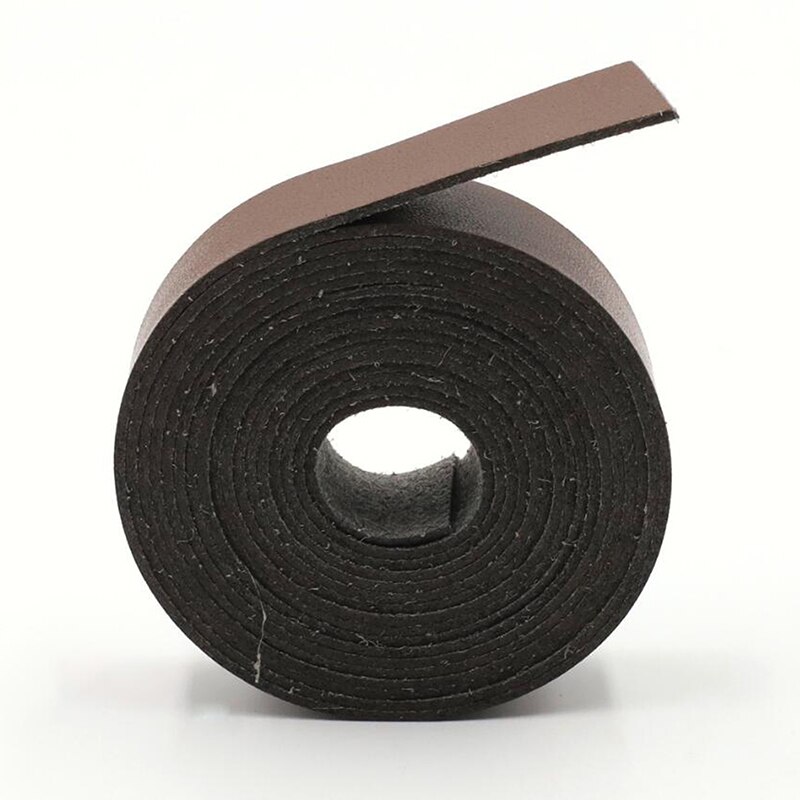 10 Meters Wide Black Leather Strip Heavy Webbing Strap Thick Knapsack Belt Clothing Sewing Handmade DIY Material Accessory: coffee