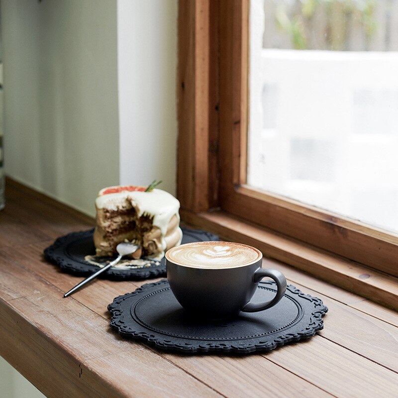 Napperon coréen pour café, tapis de café, plateau de rangement pour goûter, Simple européen