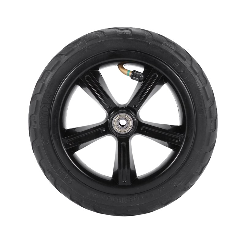 8 Inch Electric Scooter Tire 8X1 1/4 Inner Tire 200x45 Pneumatic Tire Whole Wheel: black