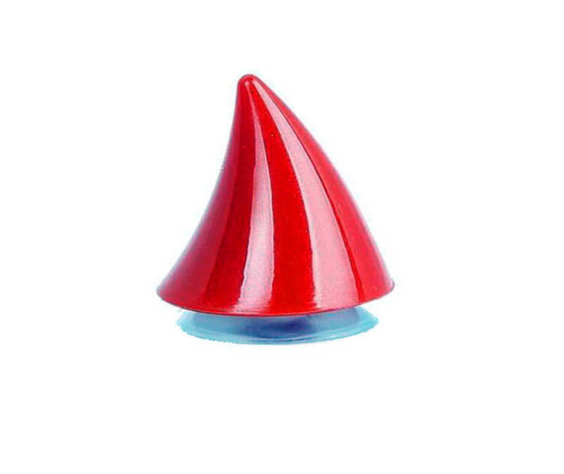 Universele Motorhelm Hoek Plastic Veerkrachtig Siliconen Zuignap Zachte Hoorn Decoratie Hoofddeksels Rubber Hoorn Decoratie: G