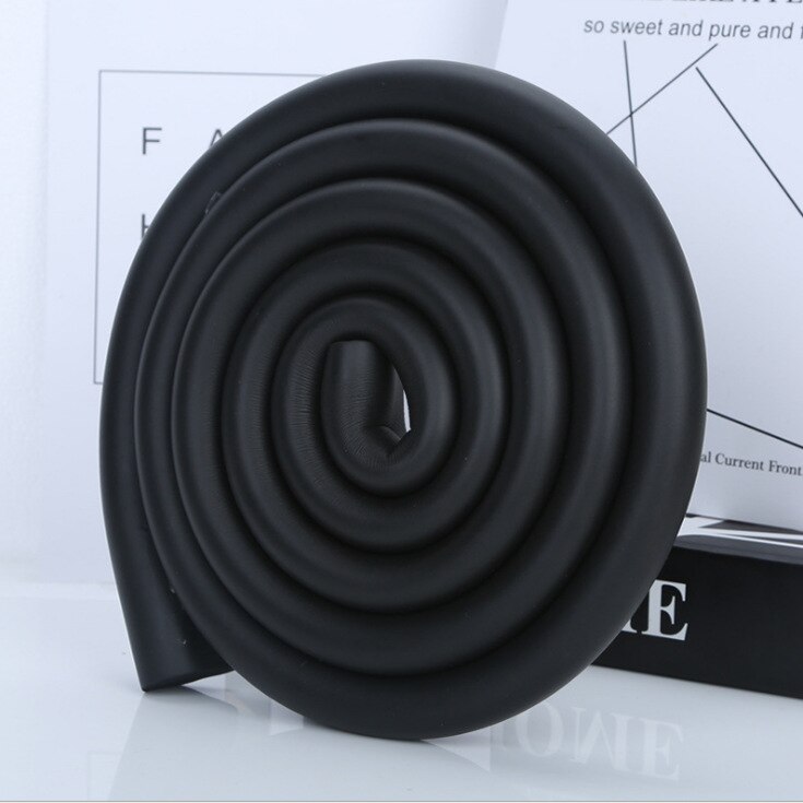 2m U Type Baby Safety Table Desk Edge Guard Strip Home Cushion Guard Strip Safe Protection Children Bar Strip Soft Thicken: 06 black