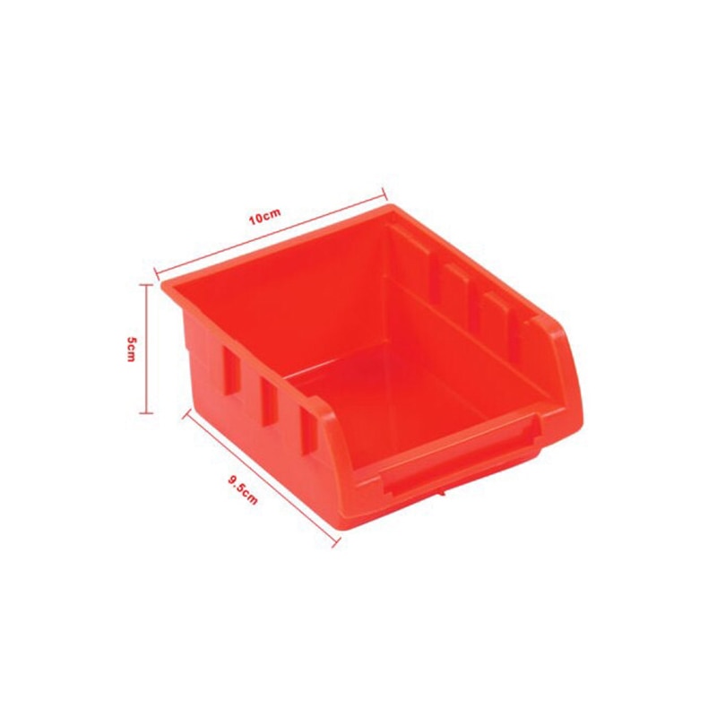 Wall-mounted Box Tool Parts Garage Unit Shelving Organiser Antistatic Plastic Tool Parts Case ABS Thickened Bin Storage