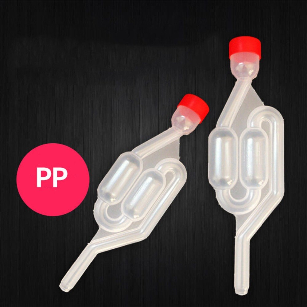 Plastique maison brassage vin fermentation airlock vin air serrure bulle oeillet homebrew valve échappement barware barre ensembles outils