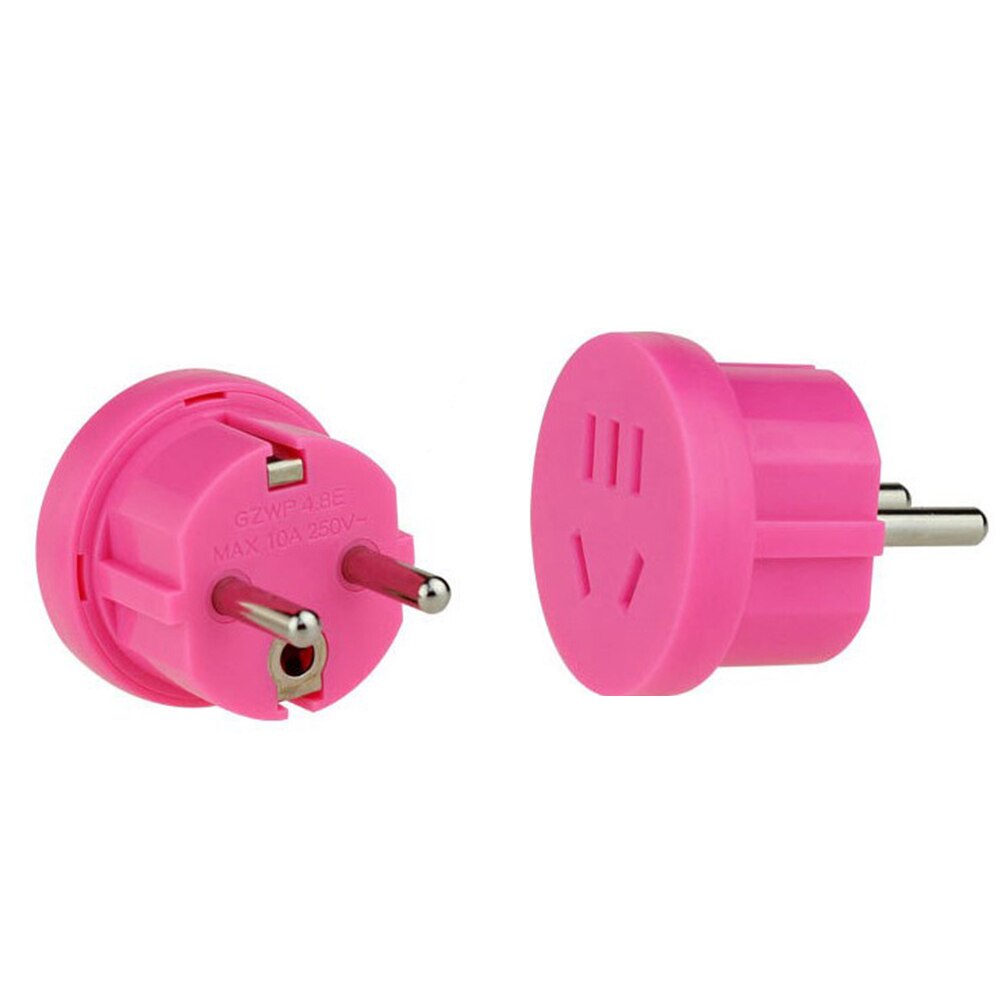 AC 250V 10A EU plug Travel Converter Travel Charger Wall Power Plug Socket With Home Adapter