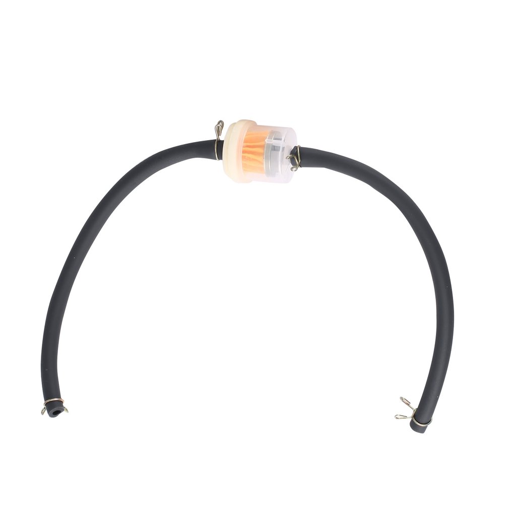 2 sztuk/zestaw 6mm Inline gaz benzyna benzyna płynny filtr oleju napędowego przewód giętki z 4 klipsami uniwersalny robić zabrudzenia motocyklowe rower