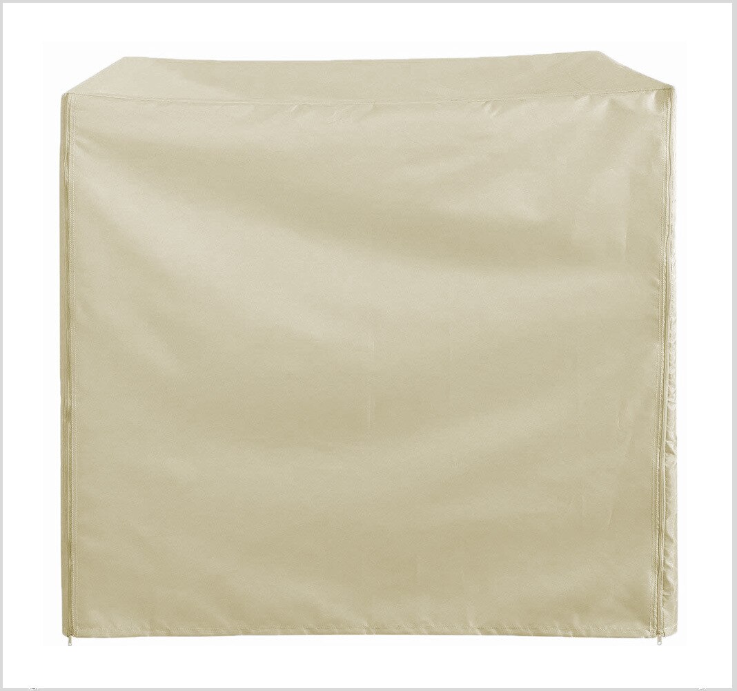Ulkopuutarha keinu tuoli pölysuojat patio lepotuoli istuin vedenpitävä päällyste: Beige / 183cm 223152