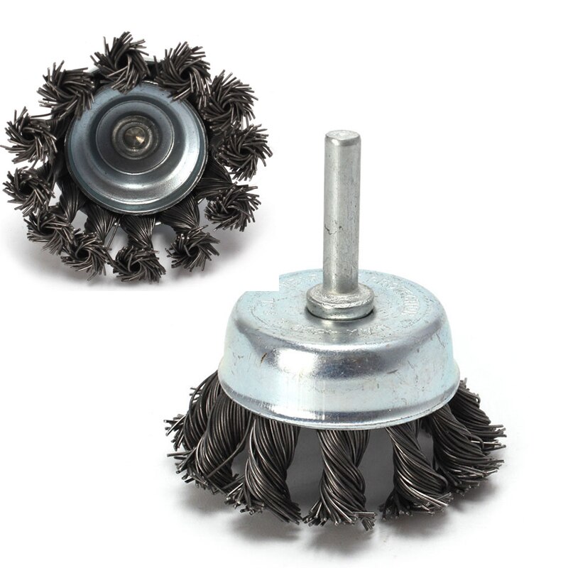 Metal Wire Wheel Cup Brush Crimped & 1/4 Shank For Die Grinder Drill Lot For Drill Angle Grinder Gadget Rotary Tool