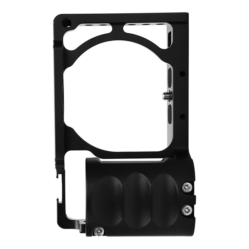 Hållbar videokamerabur i aluminiumlegering + handgreppssats filmtillverkningssystem med kabelklämma, för sony  a6000 a6300 a6500 nex