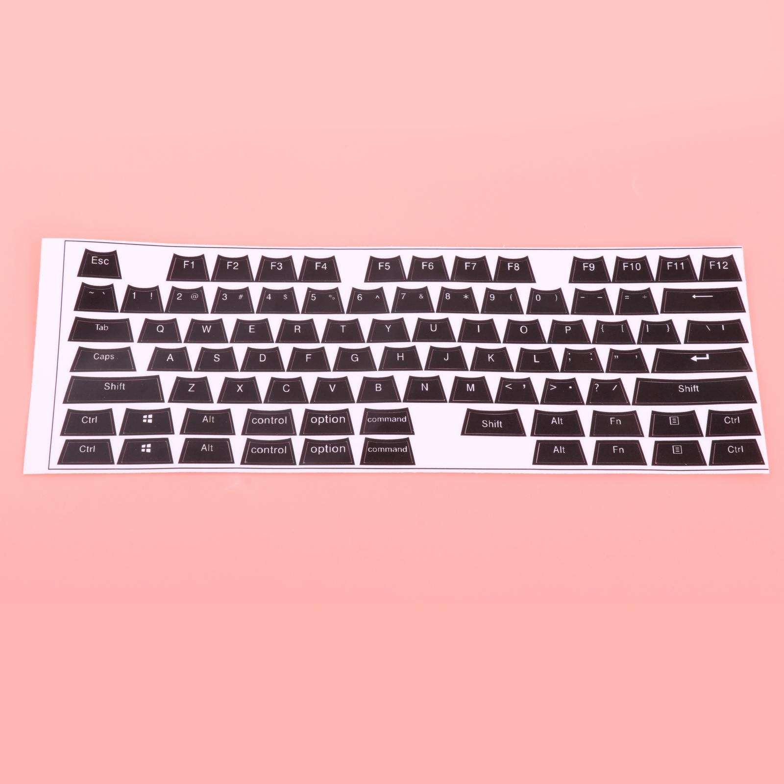 Keyboard Side Stickers for XDA Height Mechanical Keycaps Computer Desktop