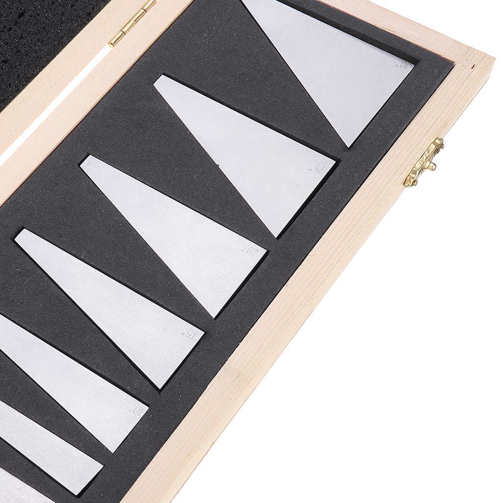 12pcs Precision Angle Block Set 1/4 to 30 Degree Lathe Gauge Milling Machinist Lathe Gauges Tools Durable