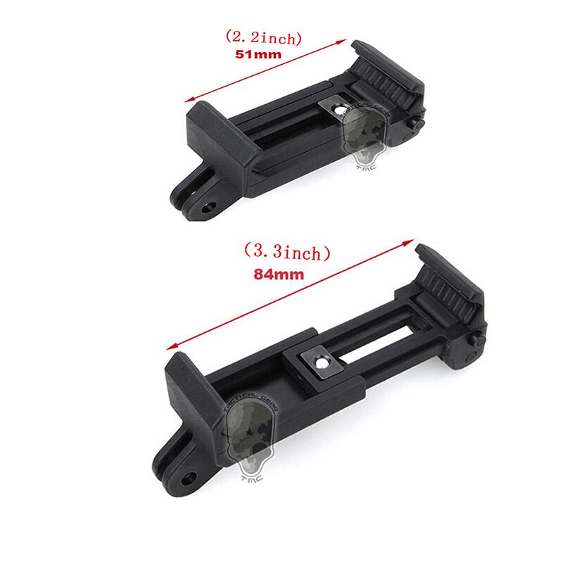 GoPro Selfie stick Aansluiten Smart Telefoon Clip voor iPhone Xiaomi Samsung Huawei Mobiele/Mobiele Telefoon Statief Monopod Adapter Mount