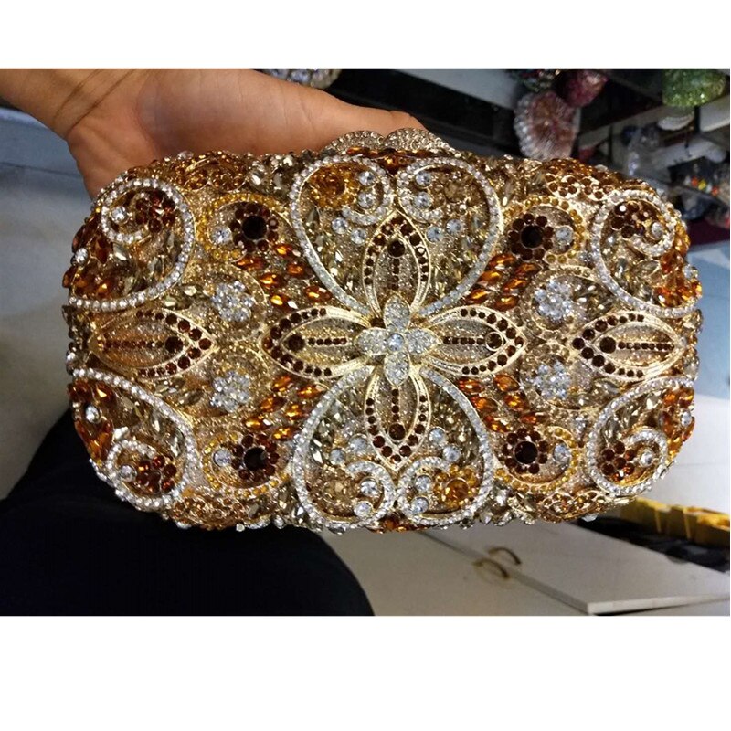 Mode Strass Clutch Kristal Koppelingen Luxe Vrouwen Avondtasje Clutch Partij Handtassen Prom: as pictures 2